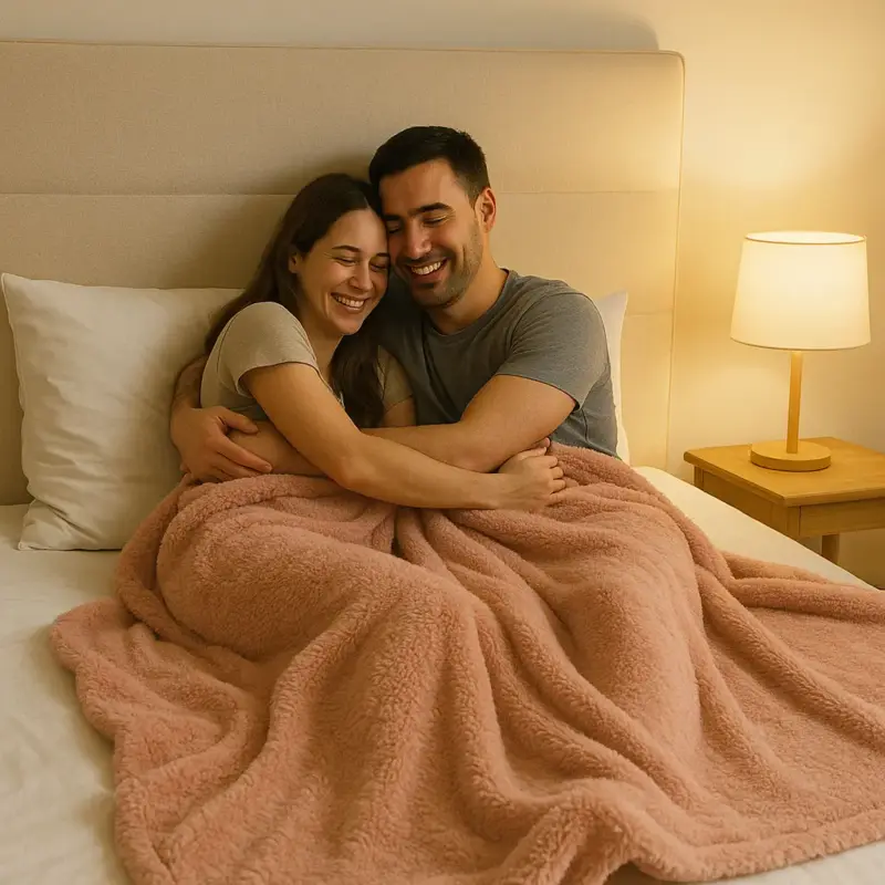 Die Lustdecke: Hochwertige Liebesdecke für dein Bett, Sofa & ungestörte Zweisamkeit